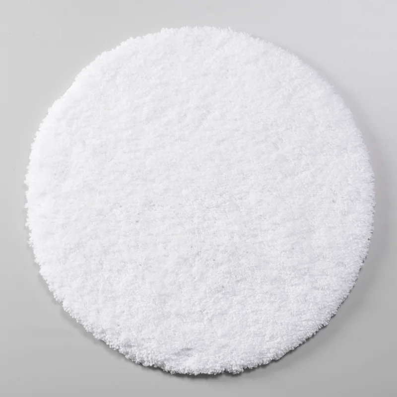 Коврик WasserKraft Dill BM-3910, Bright White напольный, цвет - белый, 60 х 60 см