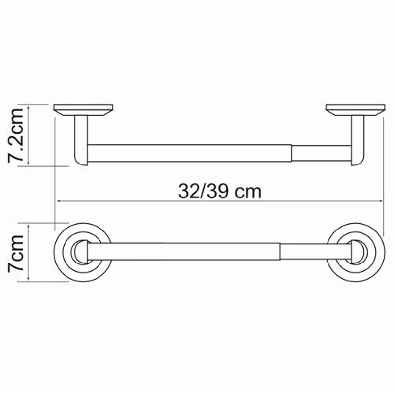 Держатель для туалетной бумаги WasserKRAFT Rhein K-6222