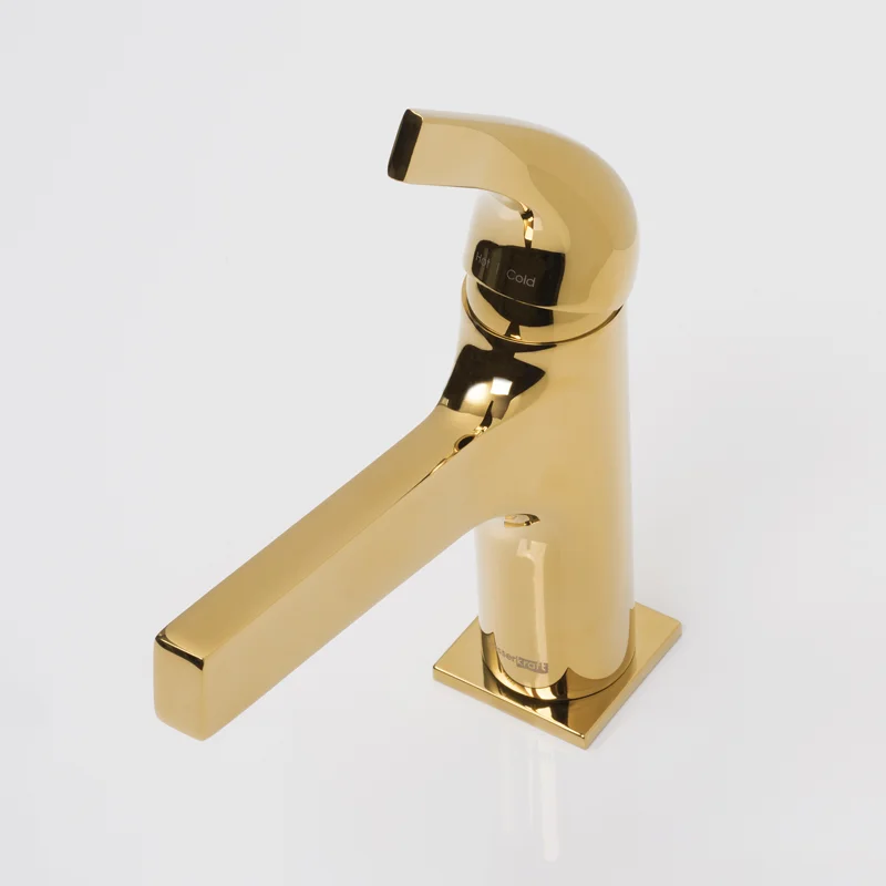 Смеситель для раковины WasserKRAFT Sauer 7103 Золото