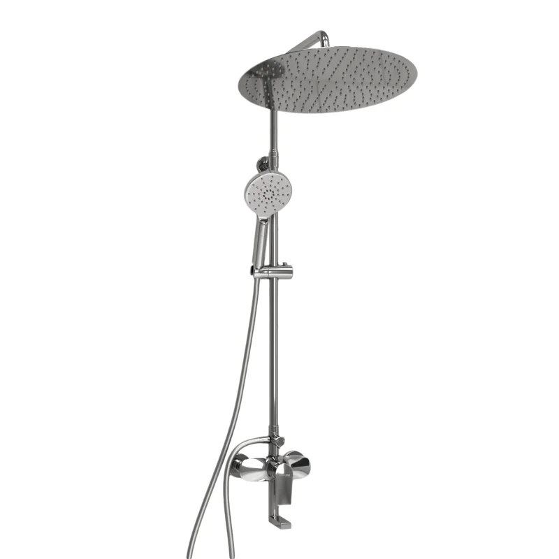 Душевая система WasserKRAFT A166.117.127.087.CH Хром