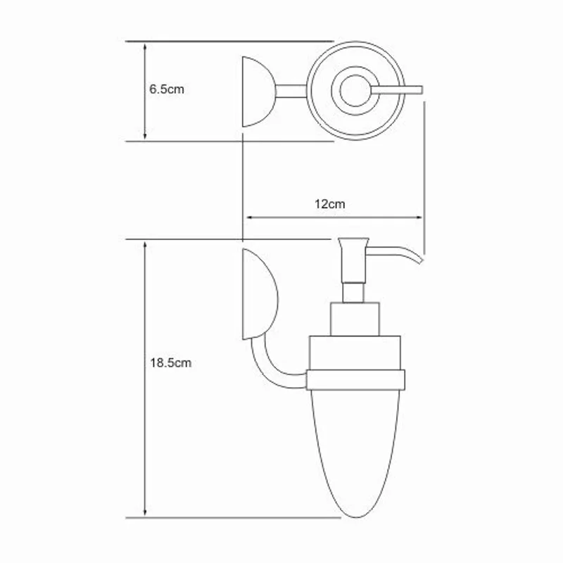 Дозатор для жидкого мыла WasserKraft K-8699C