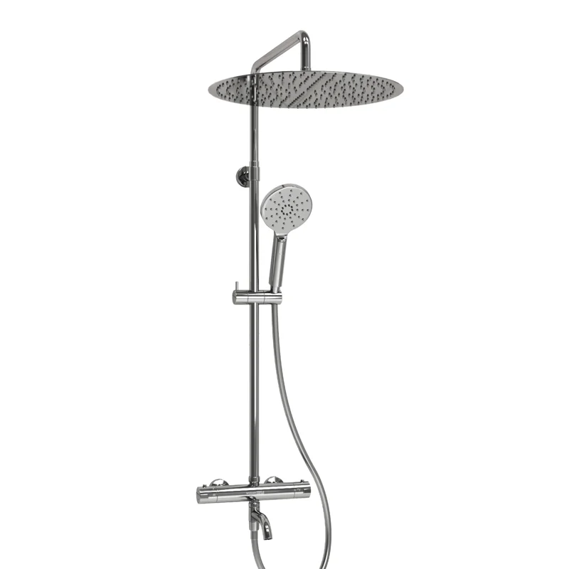 Душевая система WasserKRAFT A188.117.127.087.CH Thermo с термостатом Хром