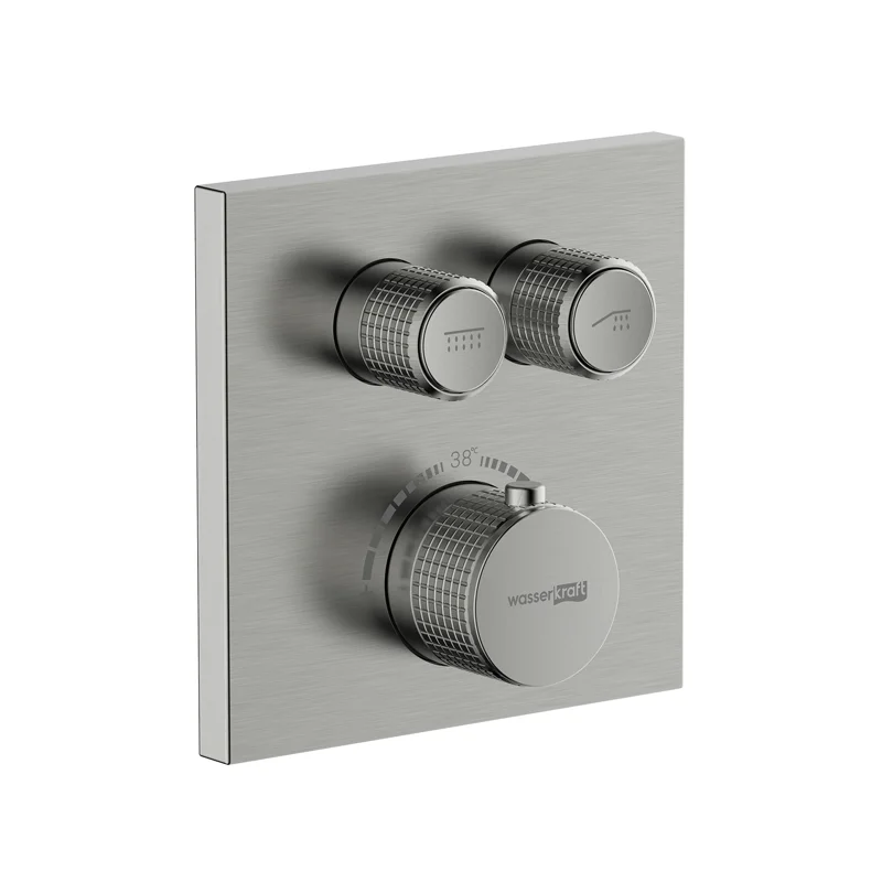 Смеситель для душа WasserKRAFT Wern 4248 Thermo с термостатом Никель