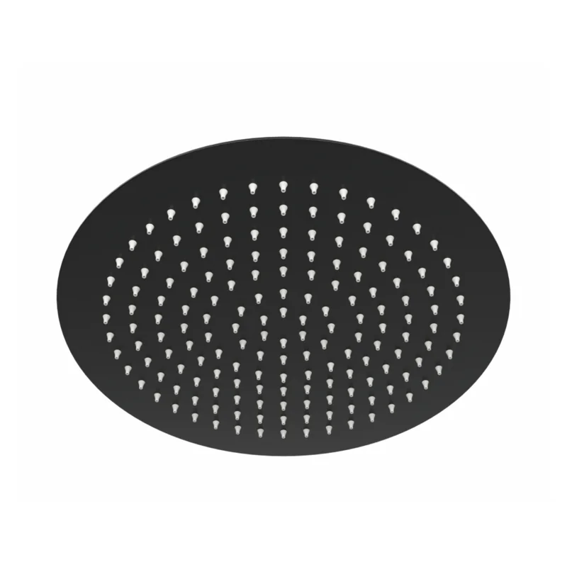 Верхний душ WasserKRAFT A160, 30х30 см, 1 режим струи, без держателя, Черный