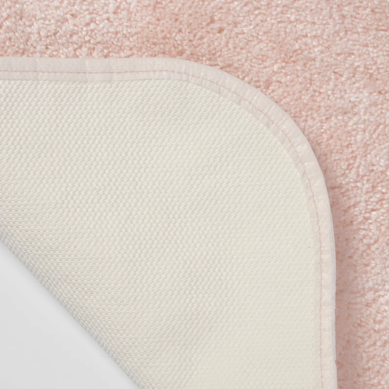 Коврик WasserKraft Wern Wern BM-2553 Powder pink, напольный, цвет - светло-розовый, 90 х 55 см