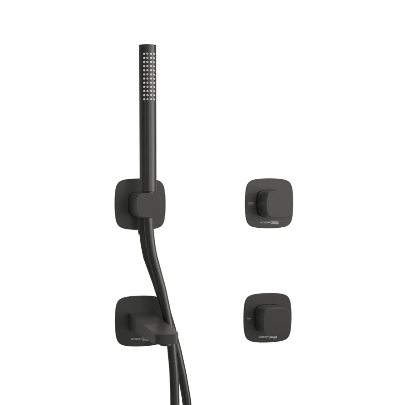 Душевая система WasserKRAFT Nuthe A9151.264.219.162.327.242.217 Черная матовая