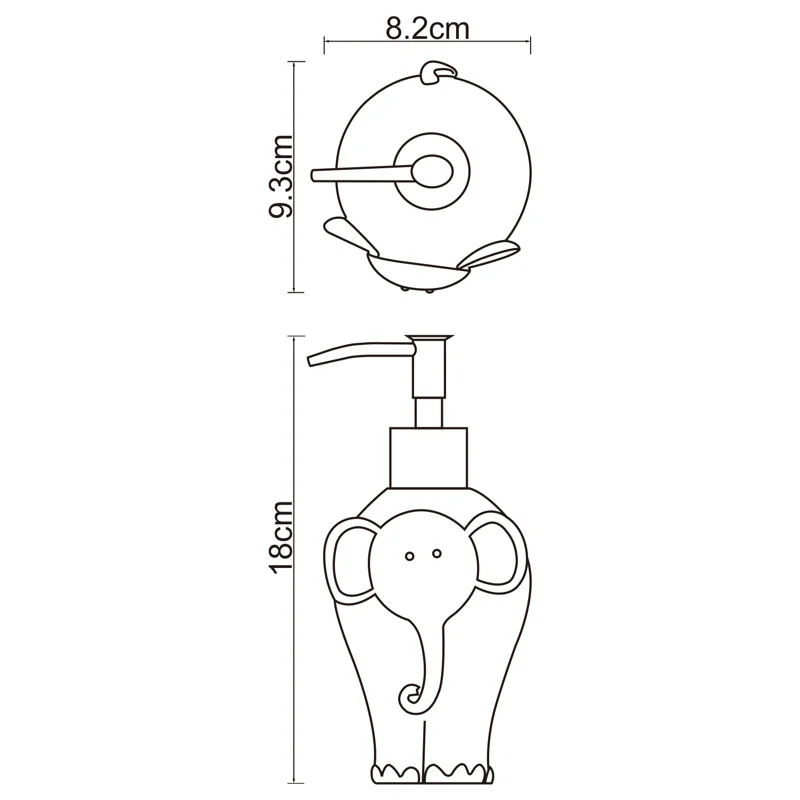 Дозатор для жидкого мыла WasserKRAFT Lippe K-8199 Голубой