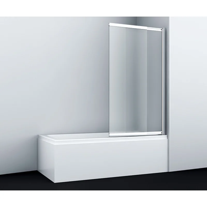 Шторка на ванну WasserKRAFT Main 100 41S02-100RM профиль Хром стекло матовое Шторка на ванну WasserKRAFT Main 100 41S02-100RM профиль Хром стекло матовое