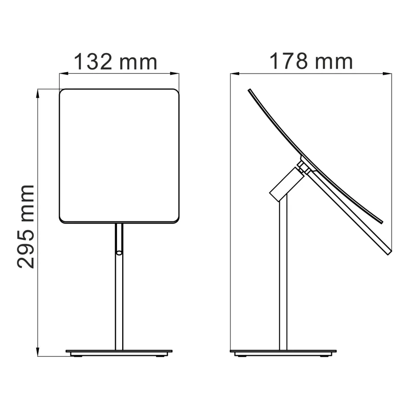 Косметическое зеркало WasserKRAFT K-1006 с увеличением Хром