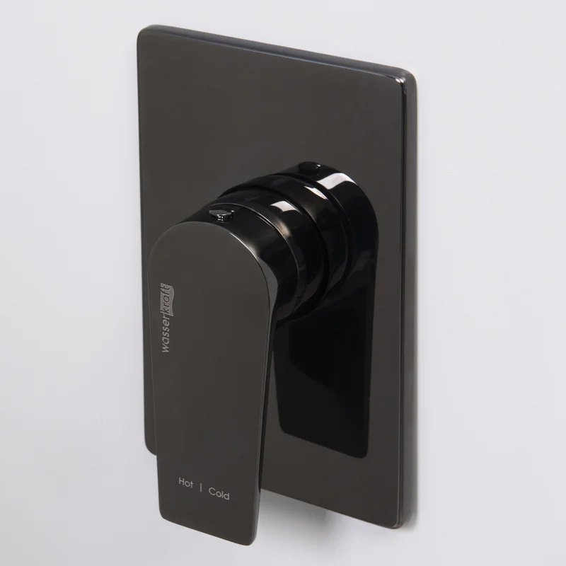 Смеситель для душа WasserKRAFT Glan 6651 Черный глянцевый