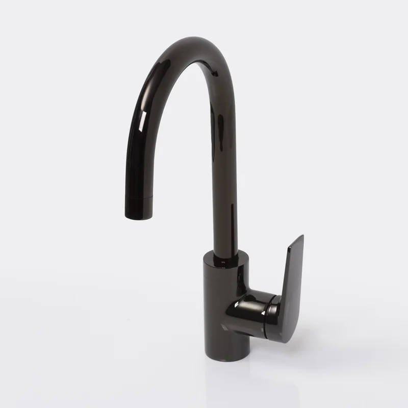 Смеситель для кухни WasserKRAFT Glan 6607 Черный глянцевый