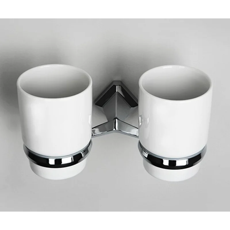 Подстаканник двойной WasserKRAFT Aller K-1128DC, хром