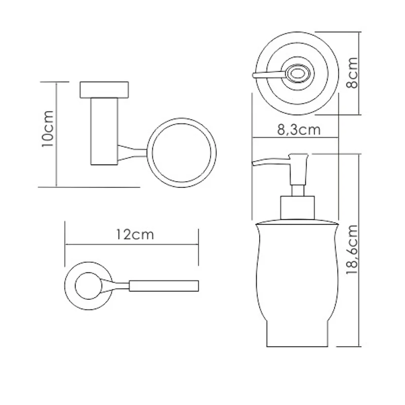 Дозатор для жидкого мыла WasserKRAFT K-24299 Хром