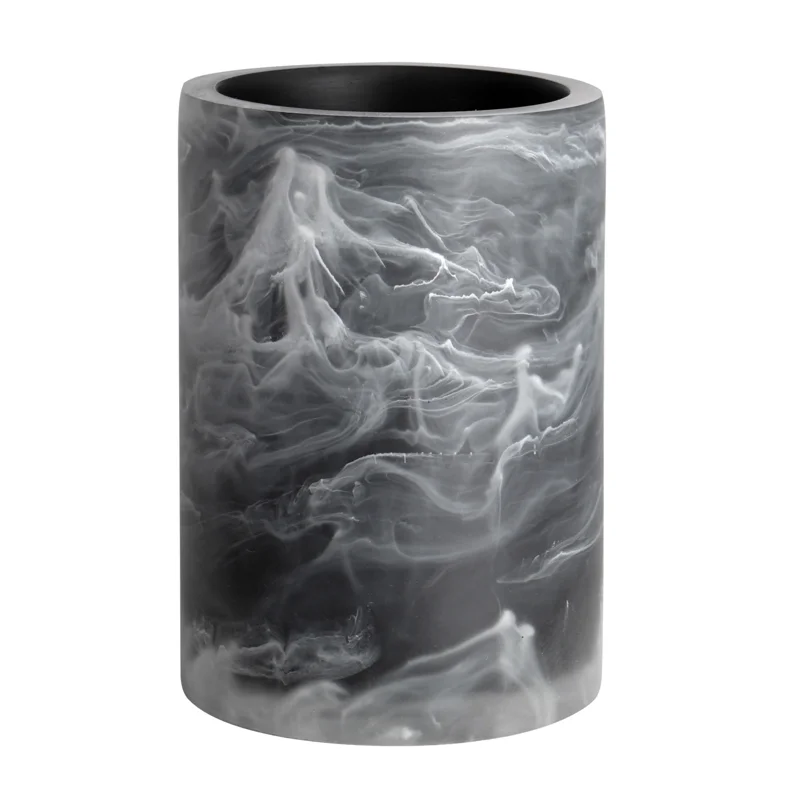 Стакан для зубных щеток WasserKRAFT Neime K-1928 Черный Белый