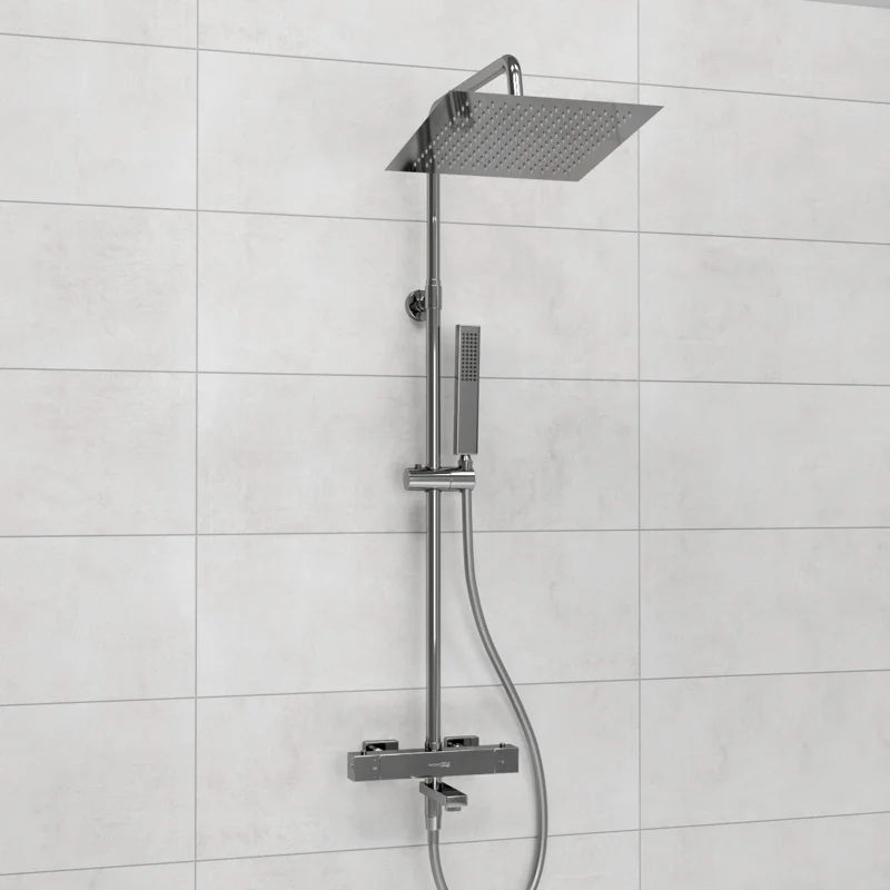 Душевая система WasserKRAFT A199.118.103.087.CH Thermo с термостатом Хром