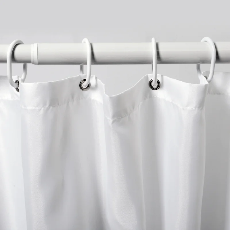 Штора для ванной WasserKraft Vils SC-10201, 180 x 200 см, навесная, цвет белый
