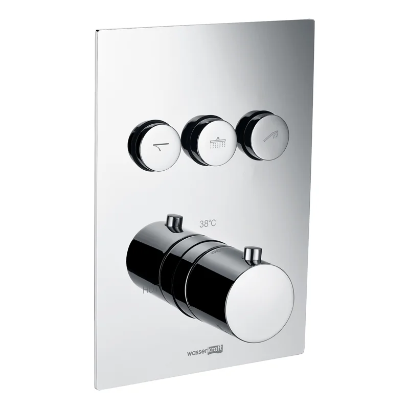 Смеситель для душа WasserKRAFT Neime 1944 с термостатом Хром