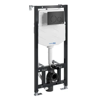 Инсталляция для унитаза WasserKRAFT Aller 10TLT.010.ME.MB02 черный матовый