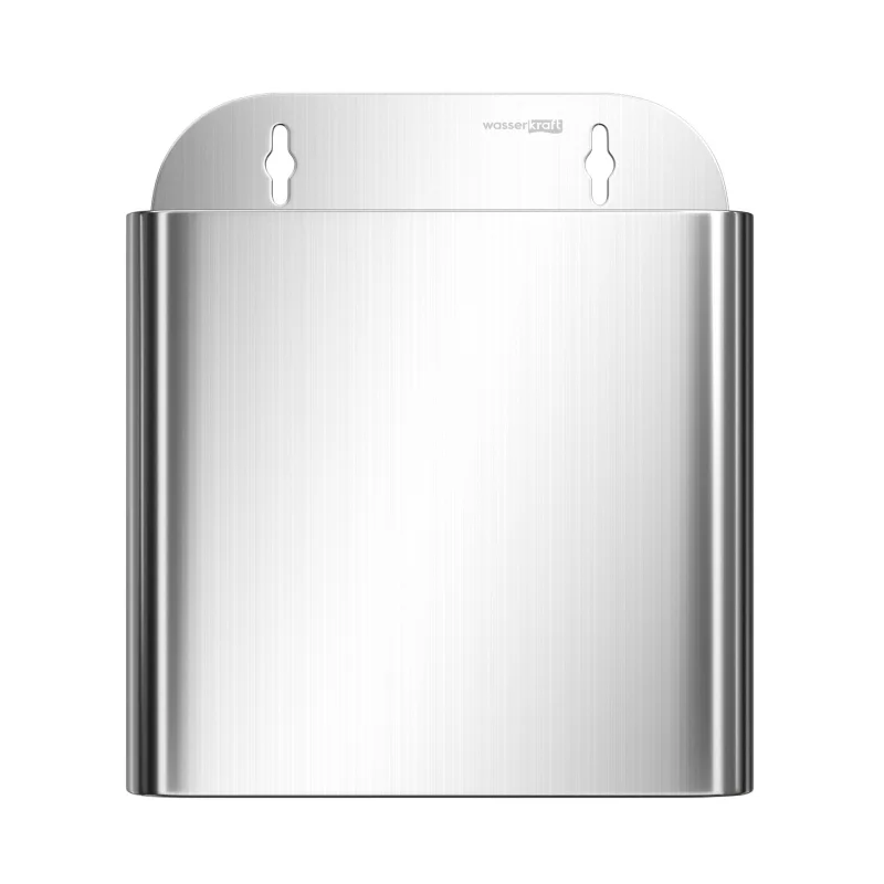 Корзина для мусора WasserKRAFT Серия К, подвесная, 11 л, нержавеющая сталь, K-10611