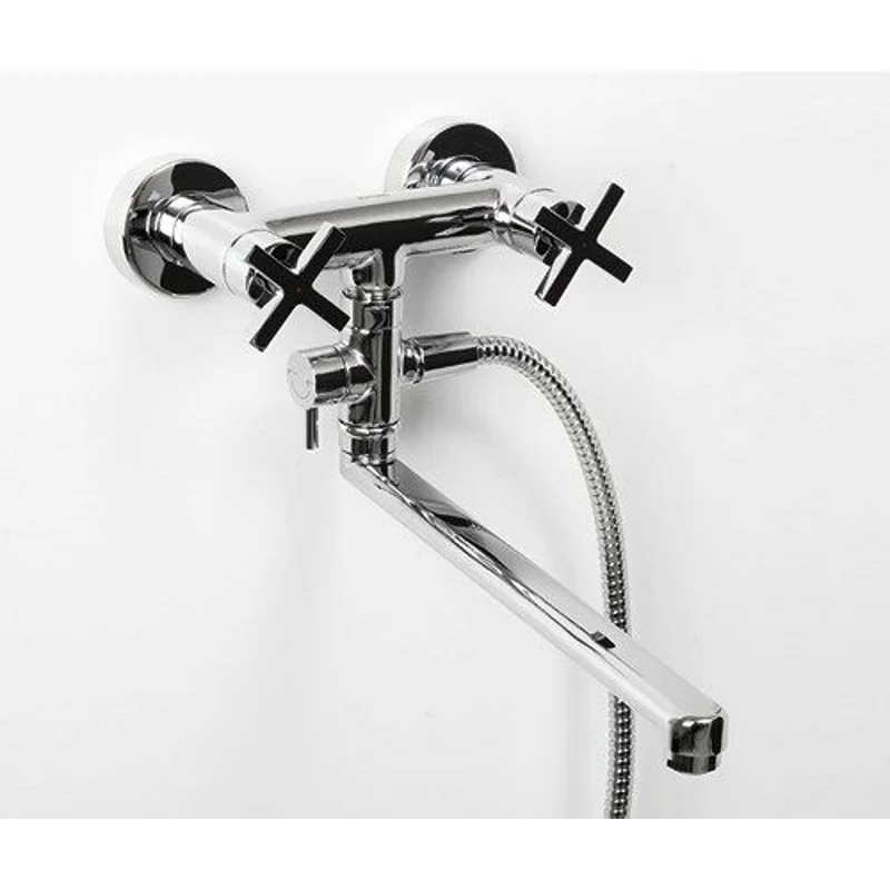 Смеситель для ванны с душем Wasserkraft Weser 7802L