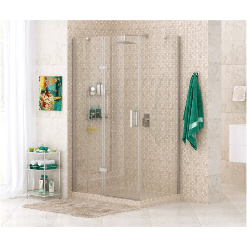 Душевой уголок WasserKRAFT Aller 120х100 R 10H10R профиль Хром стекло прозрачное