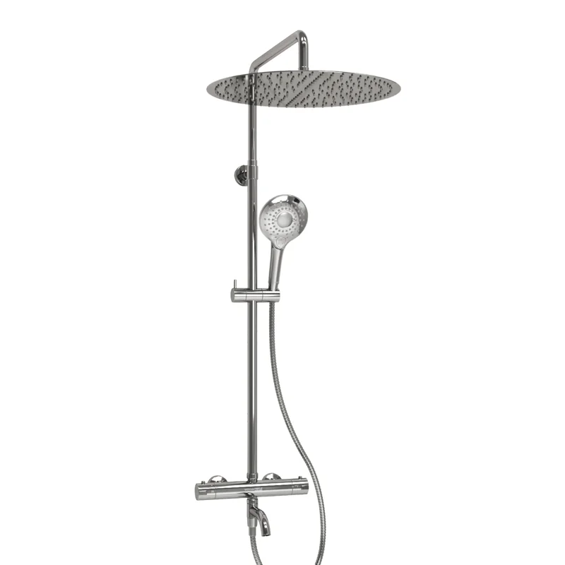 Душевая система WasserKRAFT A188.117.101.010.CH Thermo с термостатом Хром