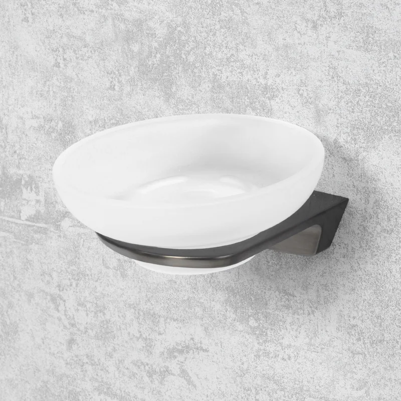 Мыльница WasserKRAFT Wiese K-8929 Оружейная сталь