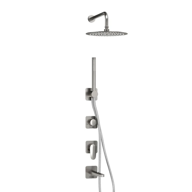 Душевой комплект WasserKraft Spree A1451.273.274.097.121.275.100.276 Встраиваемый Никель