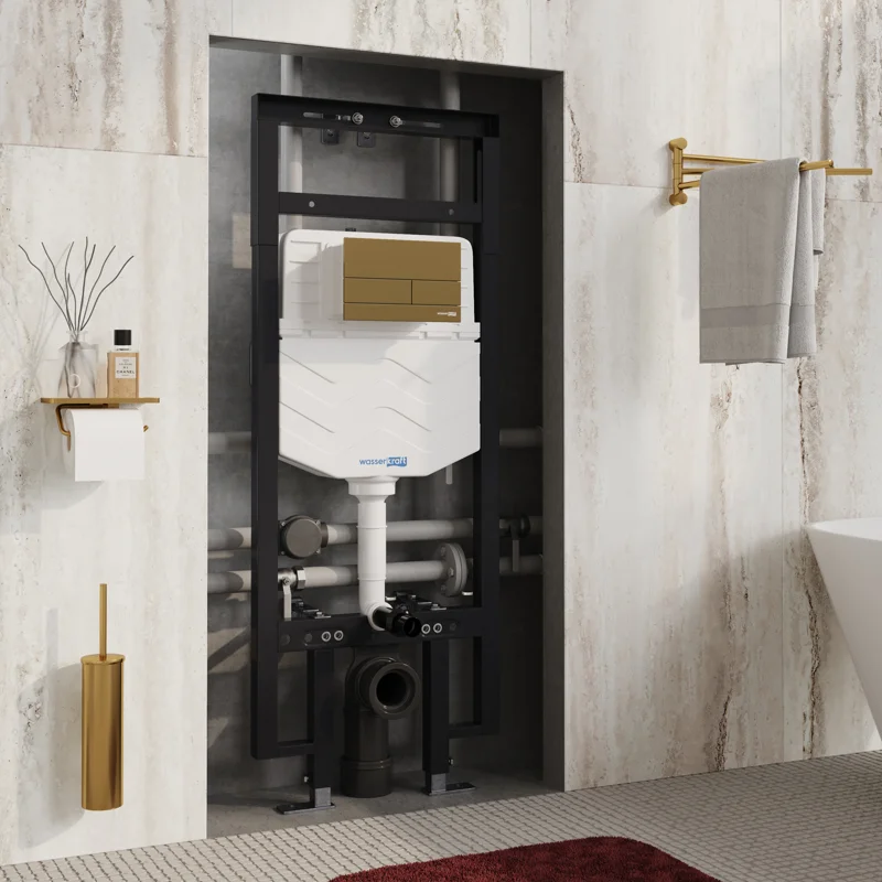 Инсталляция для унитаза WasserKraft Dinkel 58TLT.010.ME.MG04