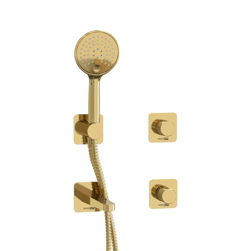 Смеситель для ванны WasserKRAFT Ems A7651.303.305.280.197.207 Золото глянцевое