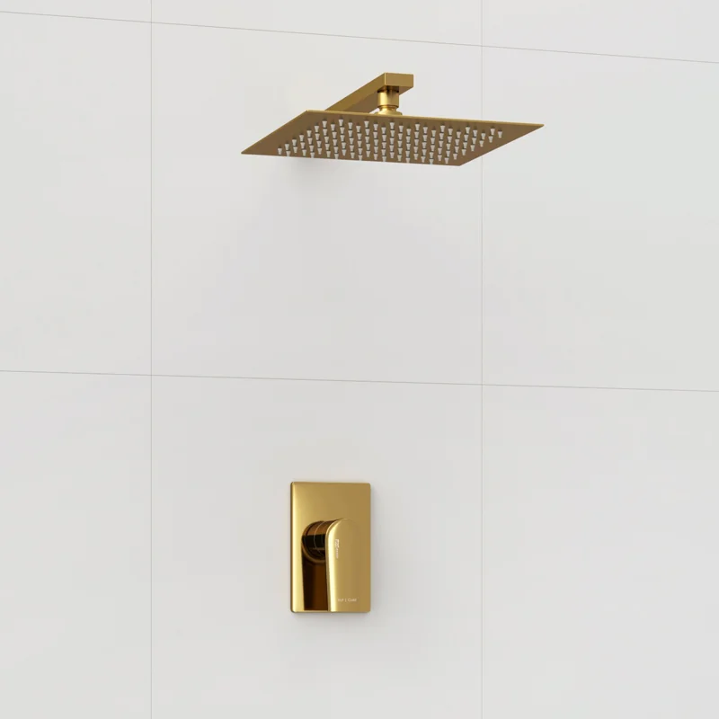 Душевая система WasserKRAFT A55180 Золото матовое