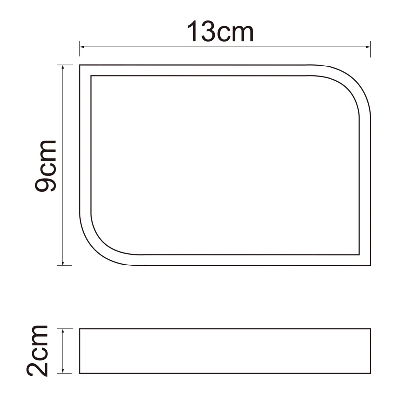 Мыльница WasserKRAFT Elba K-2729 Черная матовая