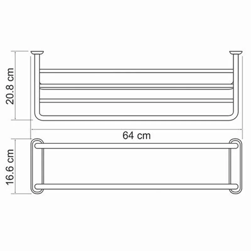 Полка для полотенец WasserKRAFT Berkel, K-888