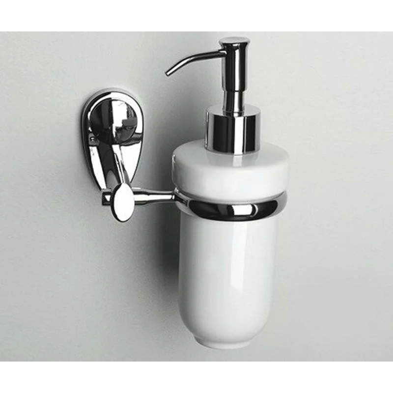  Дозатор жидкого мыла WasserKRAFT K-9299C навесной (блистер), КЕРАМИКА, хром