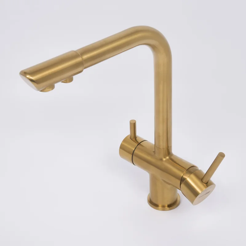 Смеситель для кухни WasserKRAFT A8387 Золото матовое