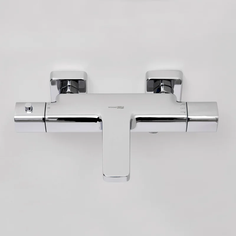 Смеситель для ванны WasserKRAFT Naab 8611 Thermo с термостатом Хром