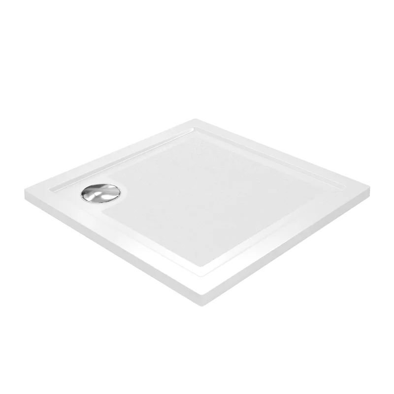 Душевой поддон из стеклопластика WasserKRAFT Salm 90x90 27T03 Белый глянец