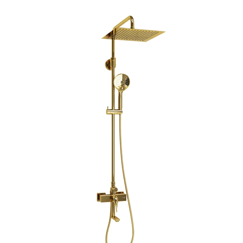 Душевая система WasserKRAFT A171.261.207.PG Золото глянцевое