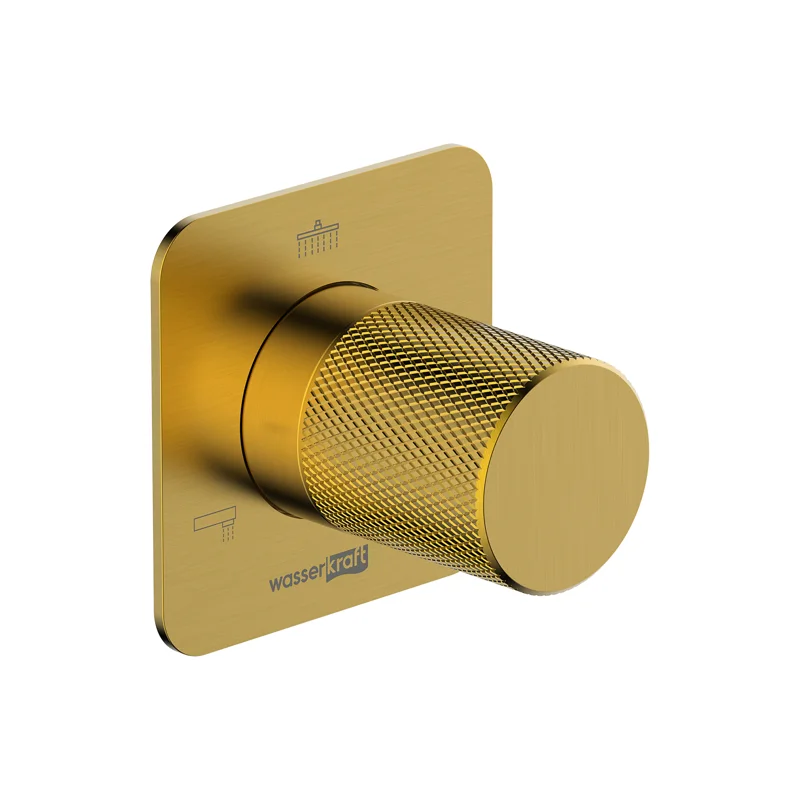 Переключатель потоков WasserKRAFT Schunter A307 Золото матовое