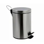 Ведро для мусора WasserKRAFT Ammer K-665 5 л Хром ма...