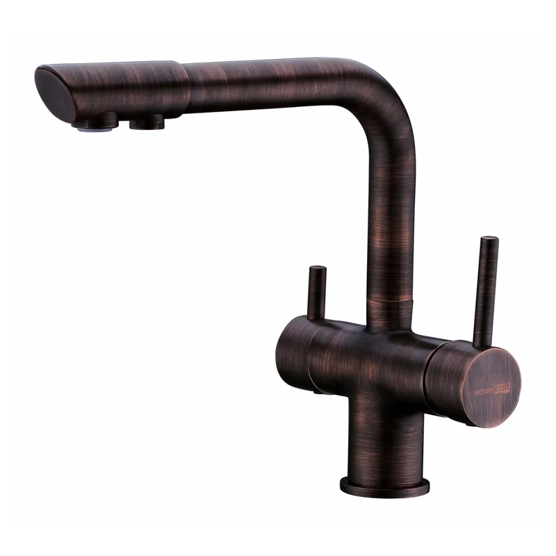 Смеситель для кухни WasserKRAFT A8047 Бронза темная