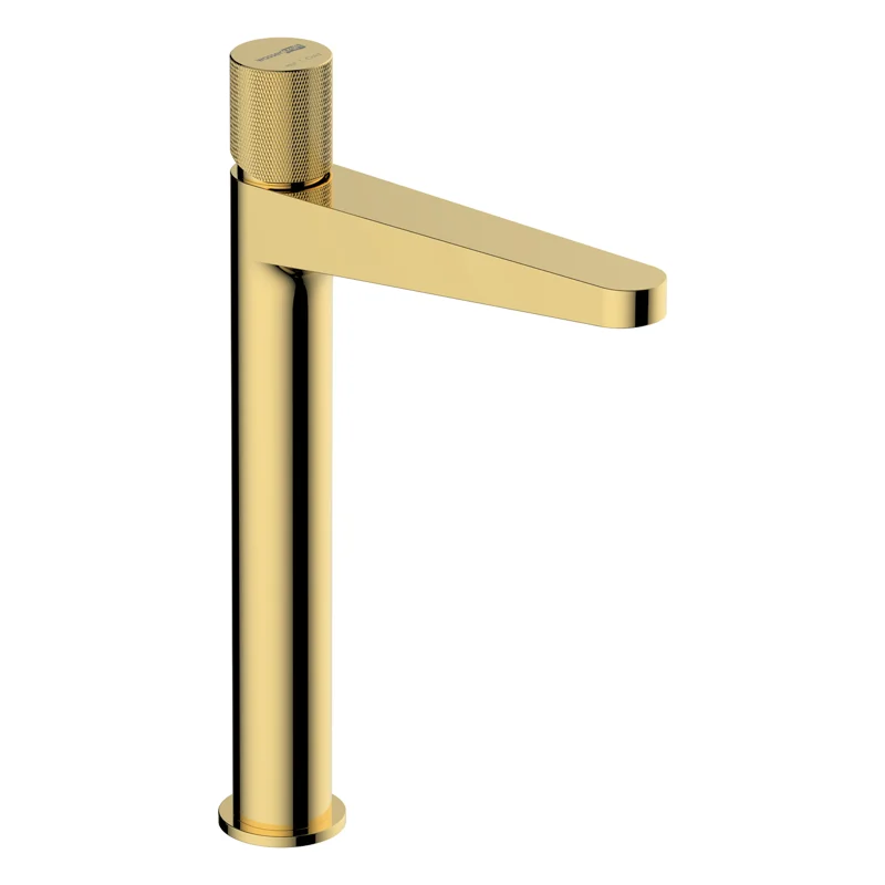 Смеситель для раковины WasserKRAFT Ems 7603H Золото глянцевое