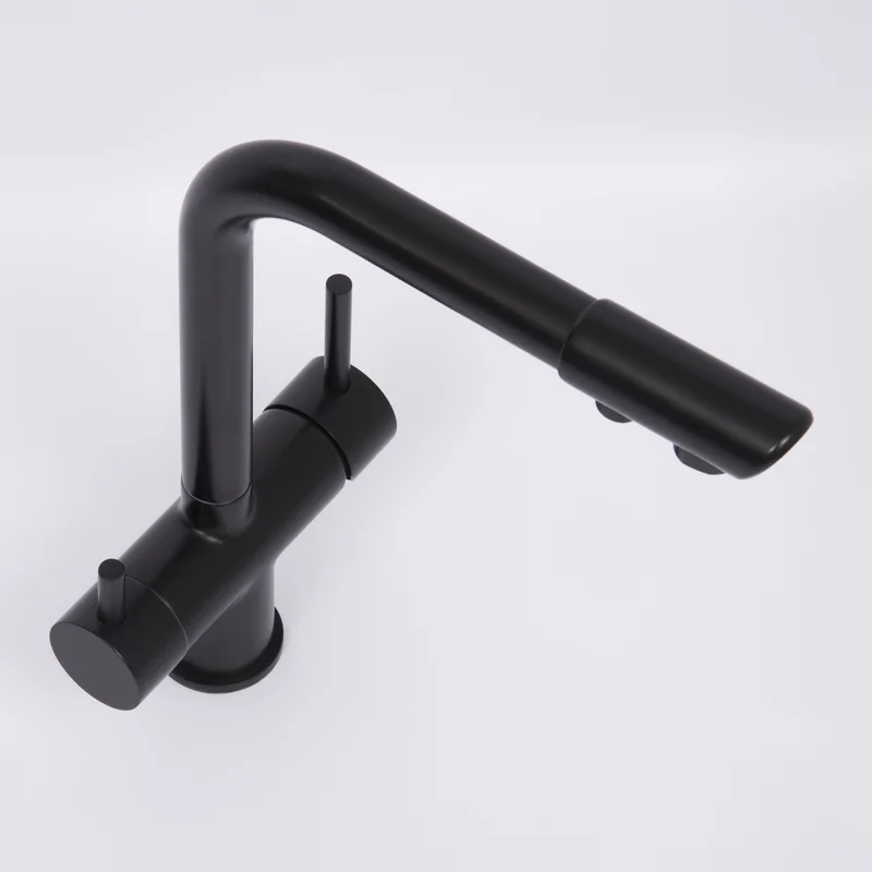 Смеситель для кухни WasserKRAFT A8367 Черный матовый