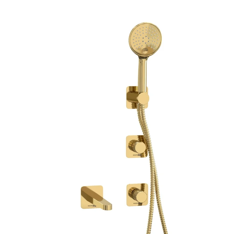 Смеситель для ванны WasserKRAFT Ems A7651.303.305.280.197.207 Золото глянцевое