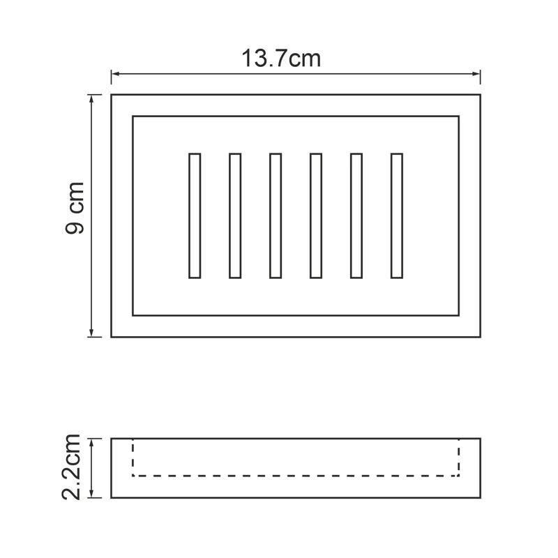 Мыльница WasserKRAFT Abens K-3729 Черная