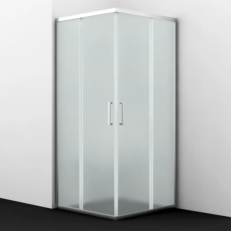 Душевой уголок WasserKRAFT Main 90x90 41S03M профиль Хром стекло матовое