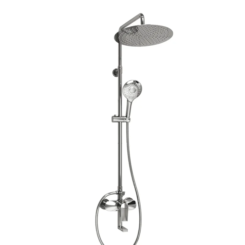 Душевая система WasserKRAFT A166.116.101.010.CH Хром