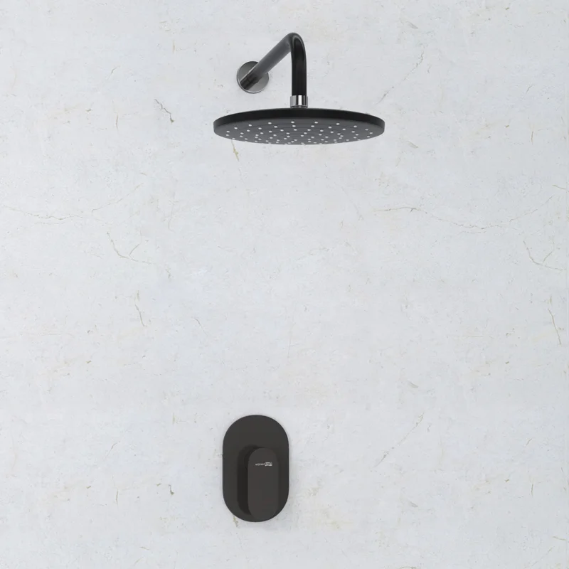 Душевая система WasserKRAFT Elbe A12777 Черная матовая