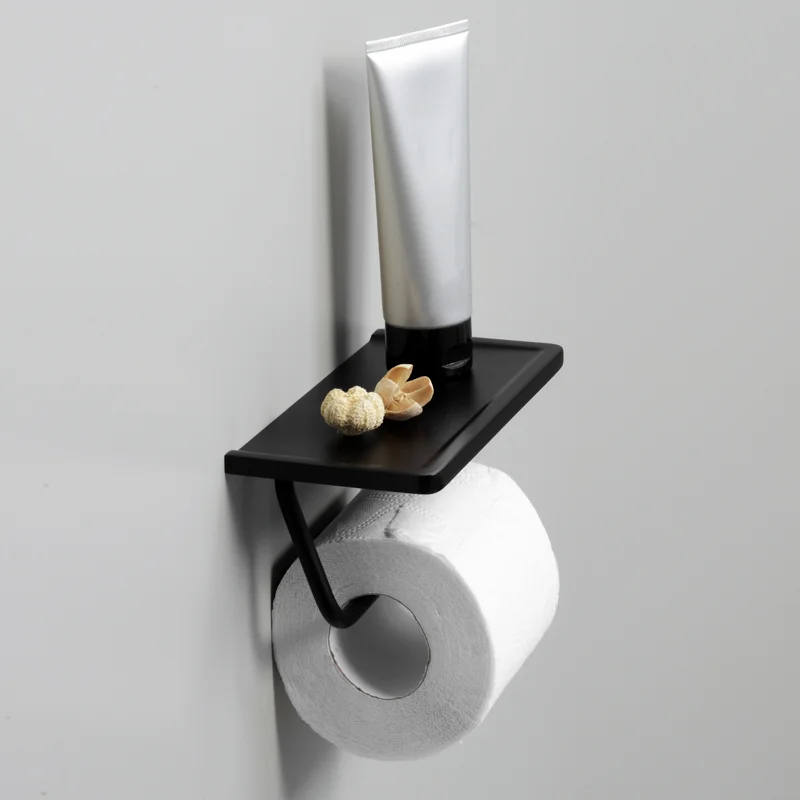 Держатель туалетной бумаги WasserKRAFT Abens K-1525 Черный матовый