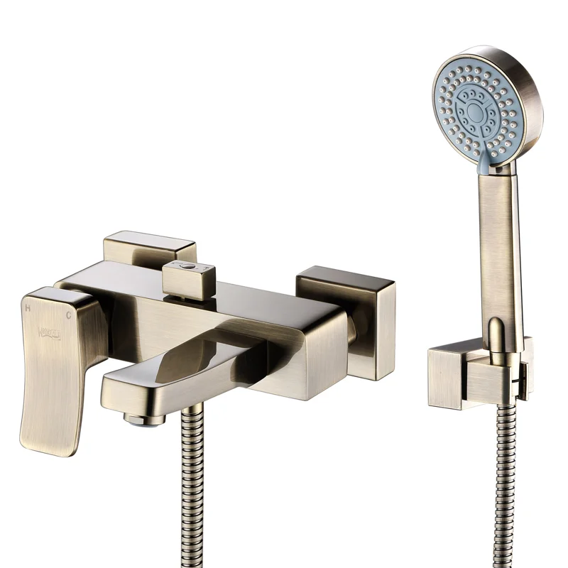 Смеситель для ванны WasserKRAFT Exter 1601 Светлая бронза